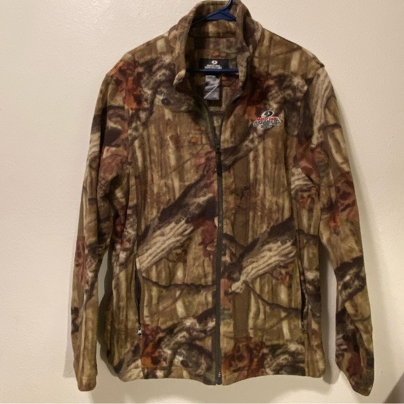 Mossy Oak Break Up Jacket Mens Size Medium Infinity Full Zip Pockets - Picture 1 of 12